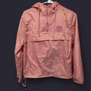 PINK OBEY WINDBREAKER